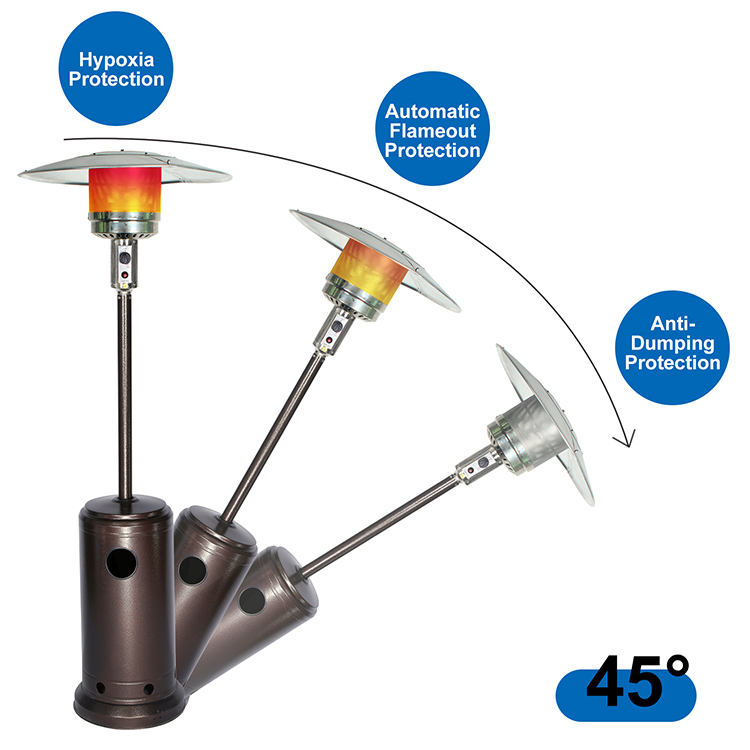 13KW Outdoor Gas Mushroom Patio Heater - CZGB-A 