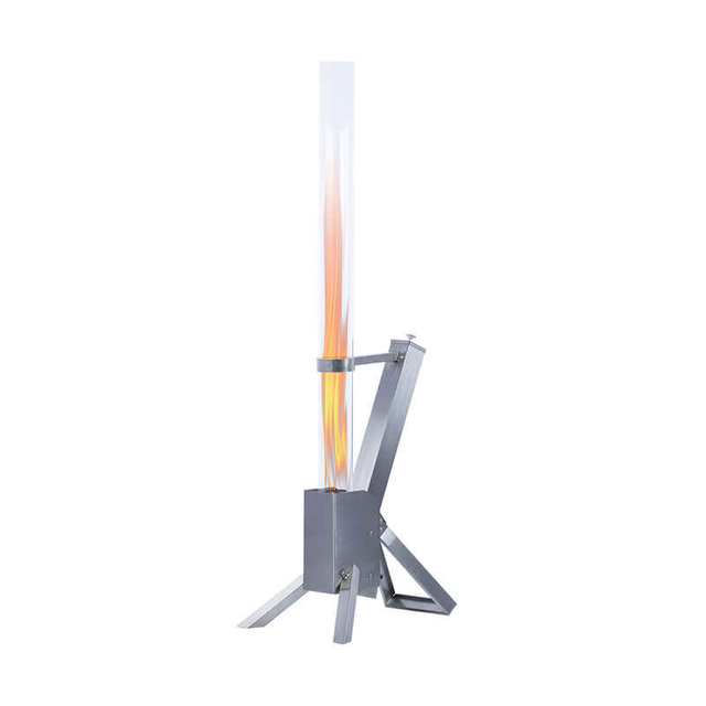 Innovativer und stilvoller Edelstahl-Glasrohr-Pellet-Terrassenheizer – BPH-R80-A | Beellen