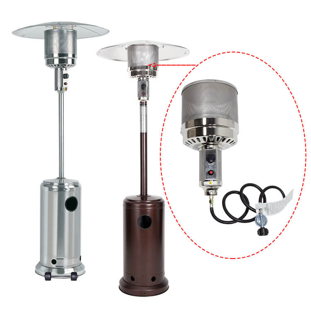 マッシュルーム 304 ステンレス鋼ガスパティオヒーターバーナー交換 - Beellen