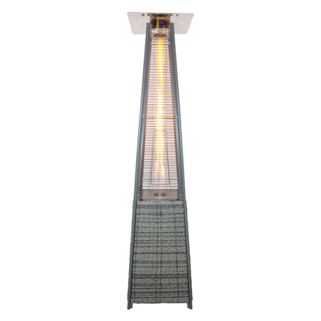 45000 BTU Rattan Pyramid Flame Gas Heater- CZGB-I